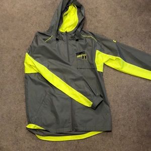 Temple Owls rain jacket